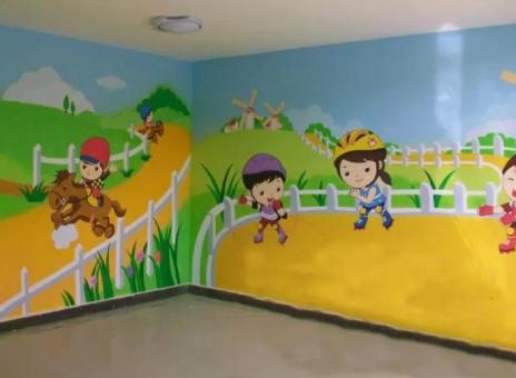 彬州幼儿园墙体彩绘制作流程及注意事项
