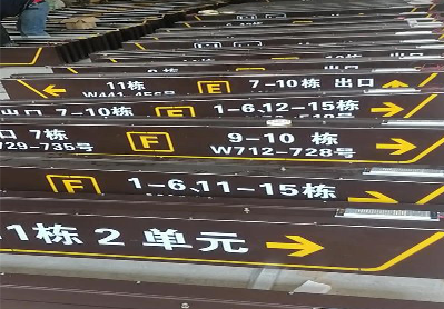 彬州广告标识中，常见的几种安装方式。